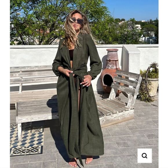 Biliblond Limited Edition DAHAB KAFTAN Burnt Orange One Size. Fits Small. - Picture 11 of 15